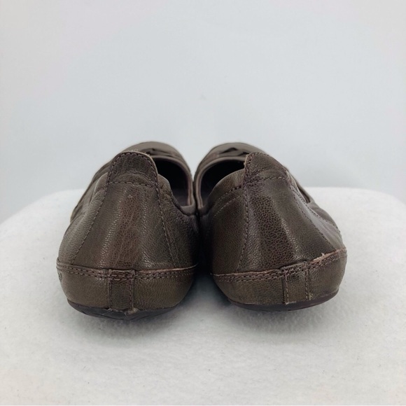 Patagonia Maha Curl Espresso Leather Ballet Flats Size 9 - Picture 8 of 11